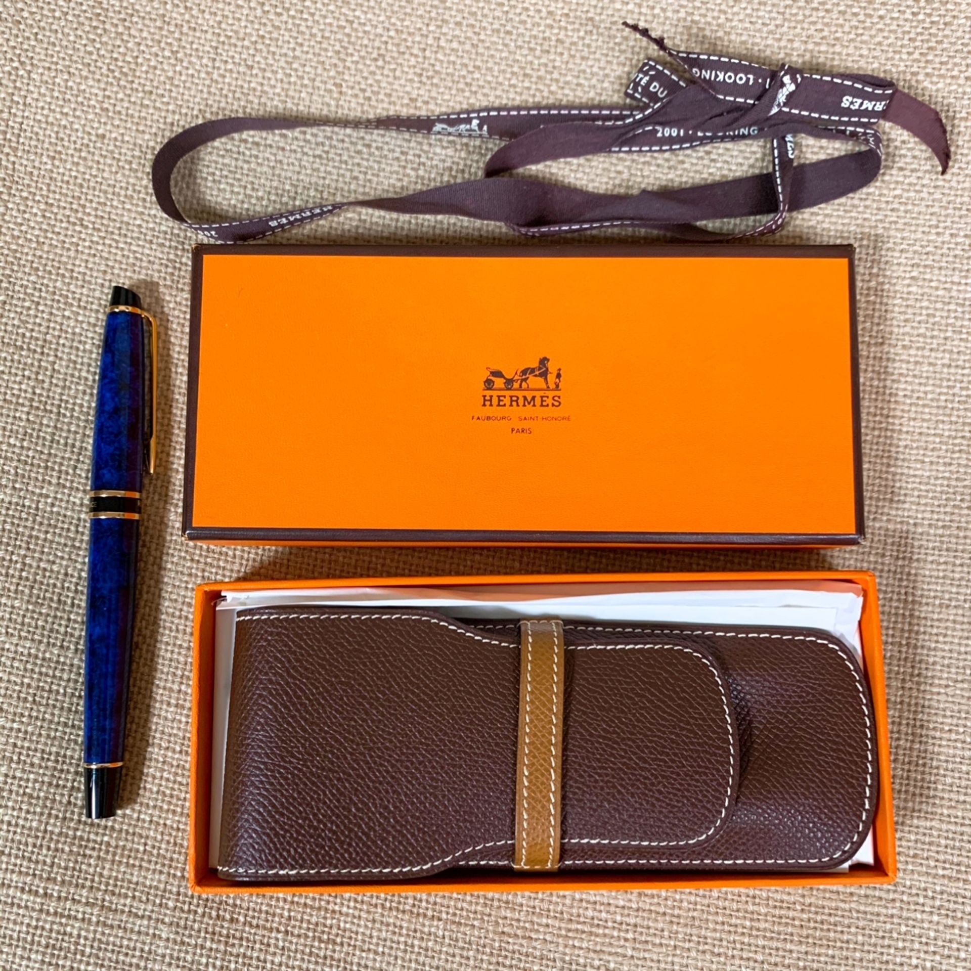 100％品質 HERMES エルメス ペンケース - バイカラー ecousarecycling.com